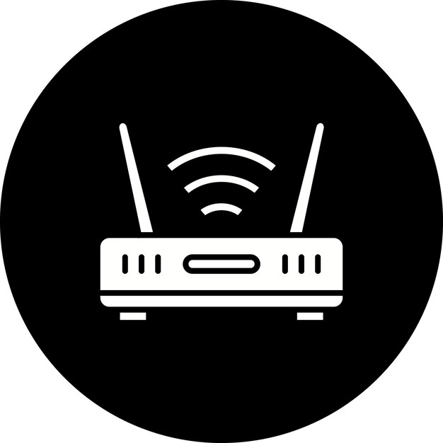 Icono del enrutador Wi-Fi