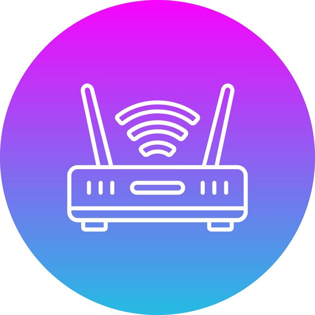 Icono del enrutador Wi-Fi