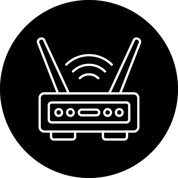 Icono del enrutador Wi-Fi