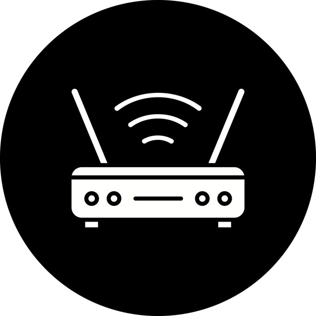 Icono del enrutador Wi-Fi
