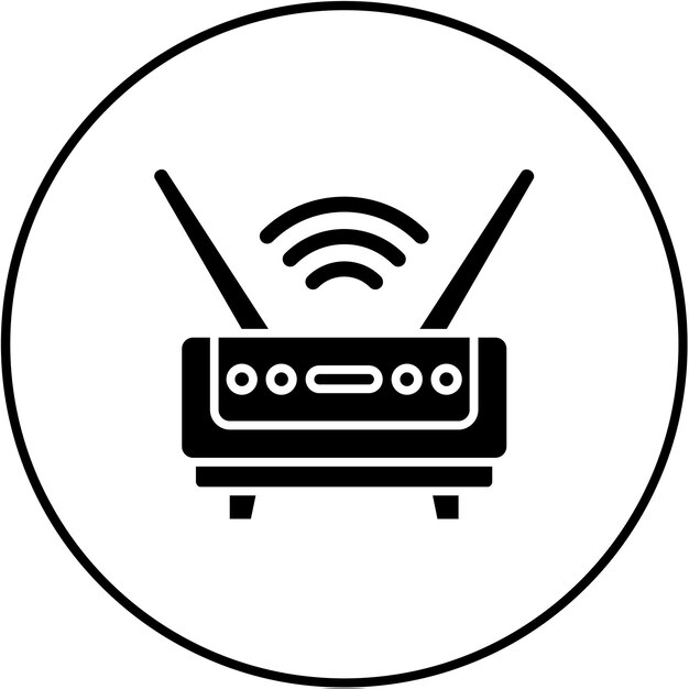 Icono del enrutador Wi-Fi