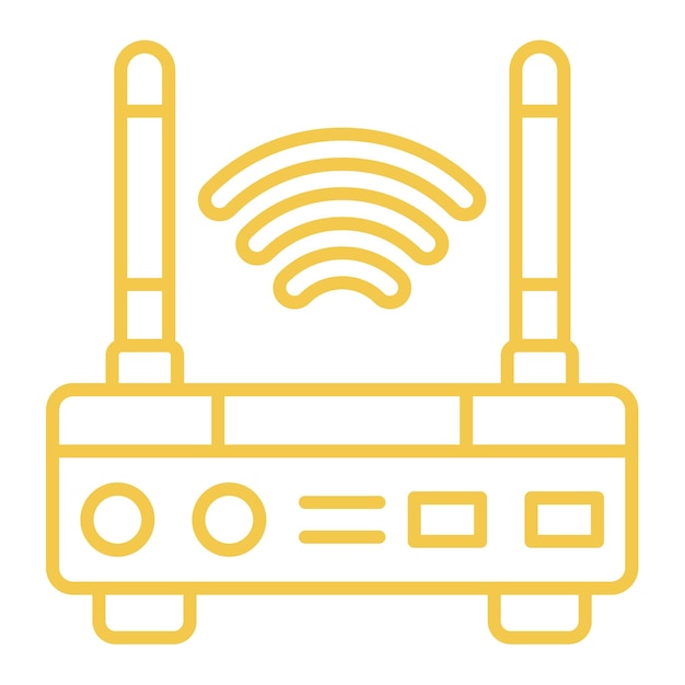 Icono del enrutador wi-fi