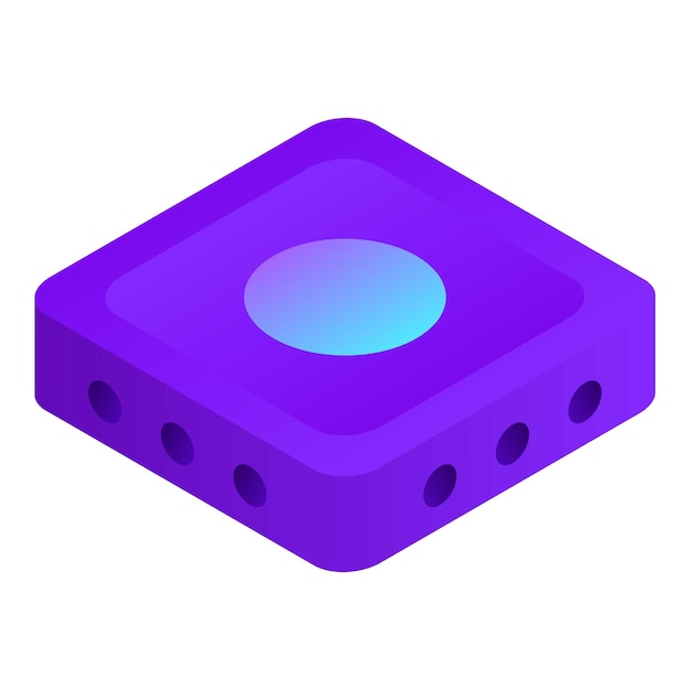 Icono de enrutador wifi Isométrico del icono de vector de enrutador wifi para diseño web aislado sobre fondo blanco