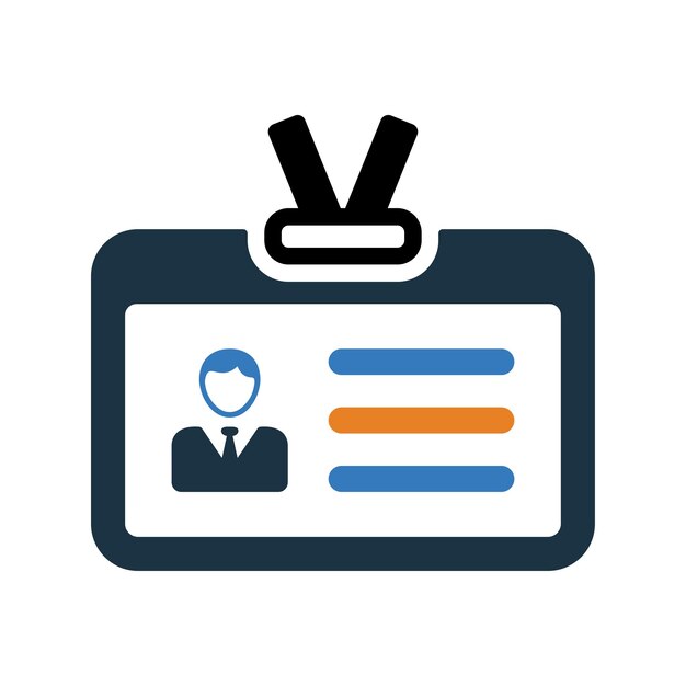 Icono de entrada de admisión Gráficos vectoriales editables sencillos