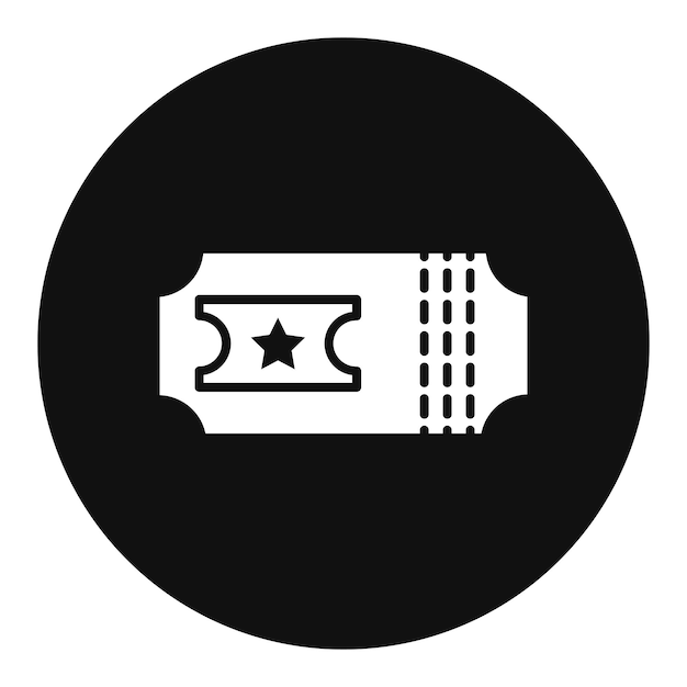 El icono de la entrada de la película
