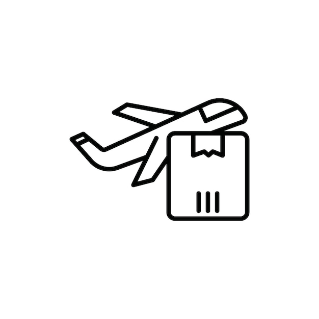 Icono de entrega por vía aérea