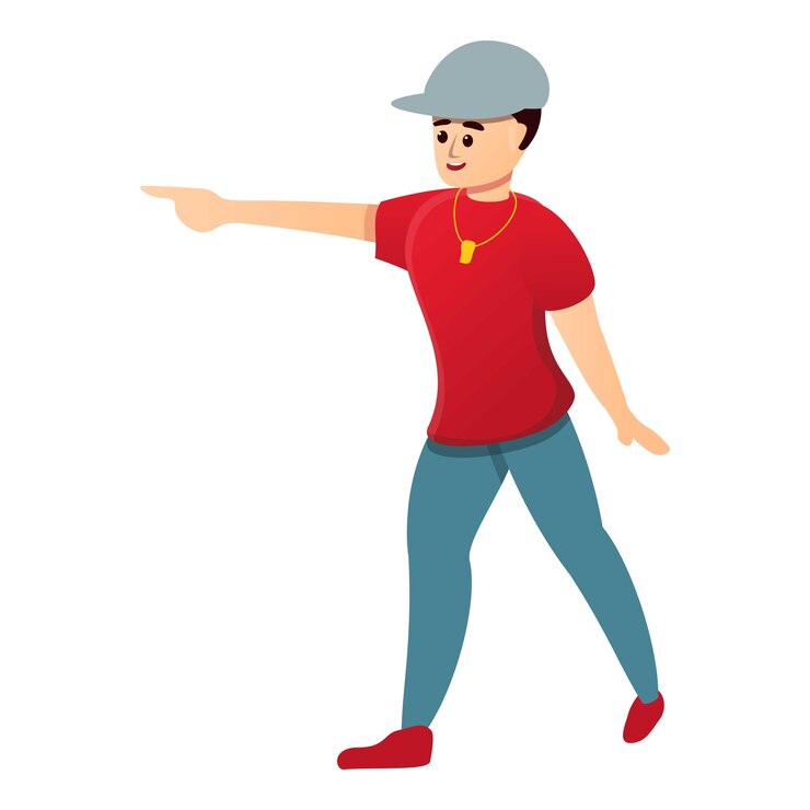 Vector icono de entrenador de gorra de béisbol icono vectorial de entrenador del gorro de béisbal para el diseño web aislado en fondo blanco