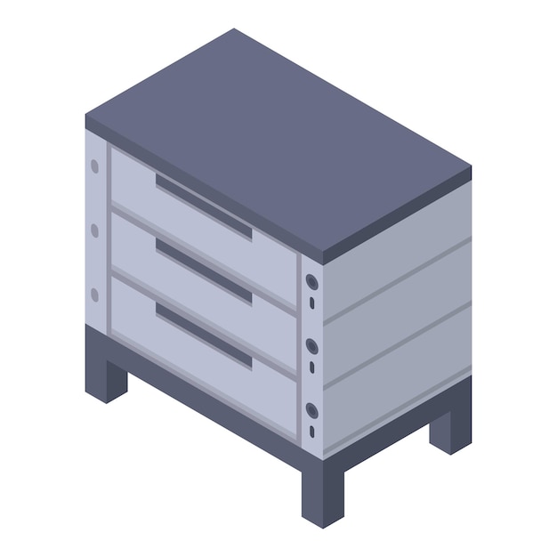 Icono de equipo de panadería Isométrico del icono de vector de equipo de panadería para diseño web aislado sobre fondo blanco