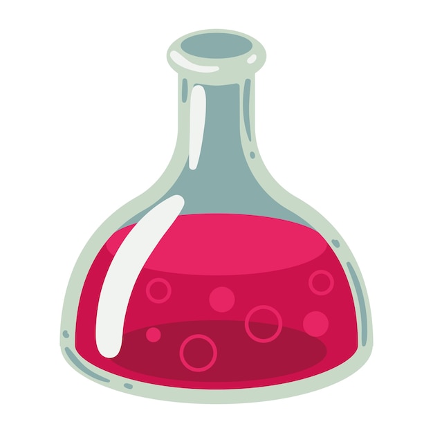 icono de equipo de prueba de matraz de laboratorio