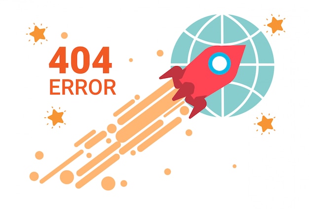 Icono de error 404 no encontrado banner de mensaje roto