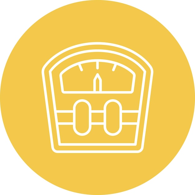Ícono de la escala de peso