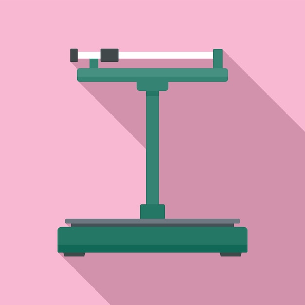 Vector icono de escalas mecánicas ilustración plana del ícono vectorial de escalas mecánicas para diseño web