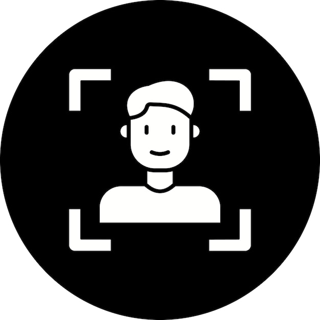 Icono de escaneo facial