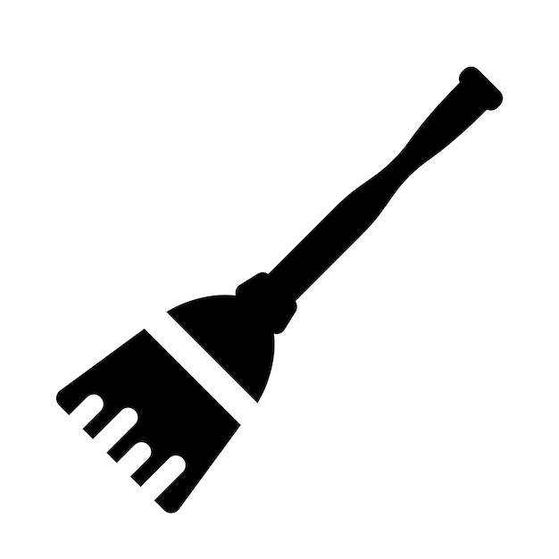 El icono de la escoba