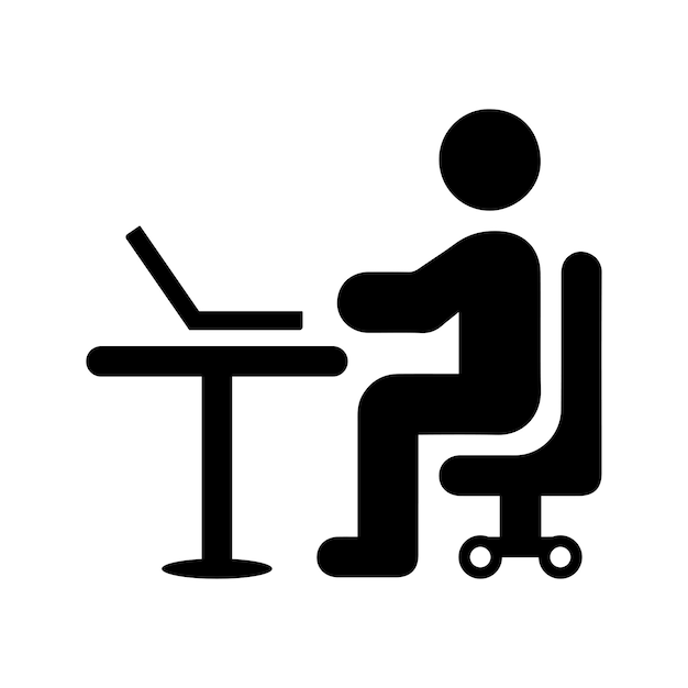 Icono de escritorio de trabajo