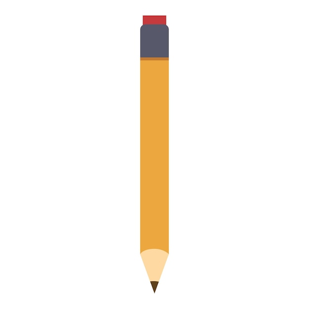 Icono de escritura a lápiz clásico Caricatura de icono de vector de escritura a lápiz clásico para diseño web aislado sobre fondo blanco