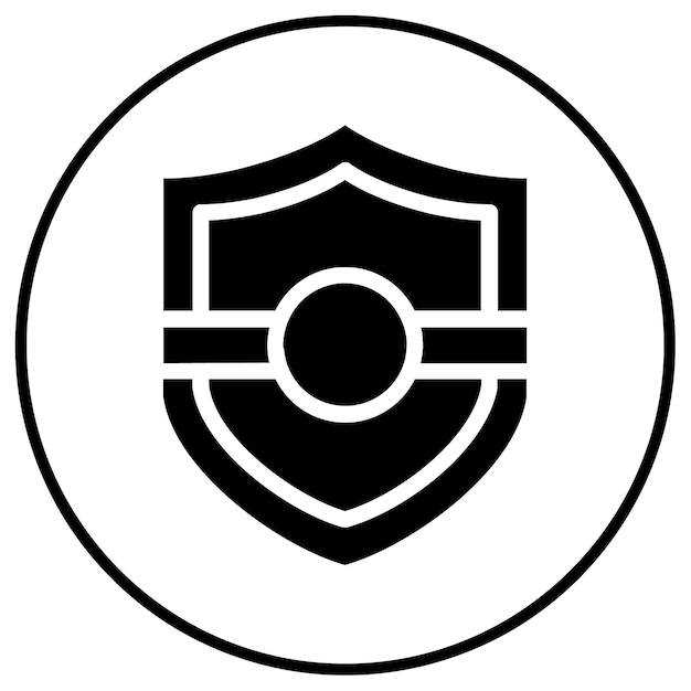 Icono del escudo de acero