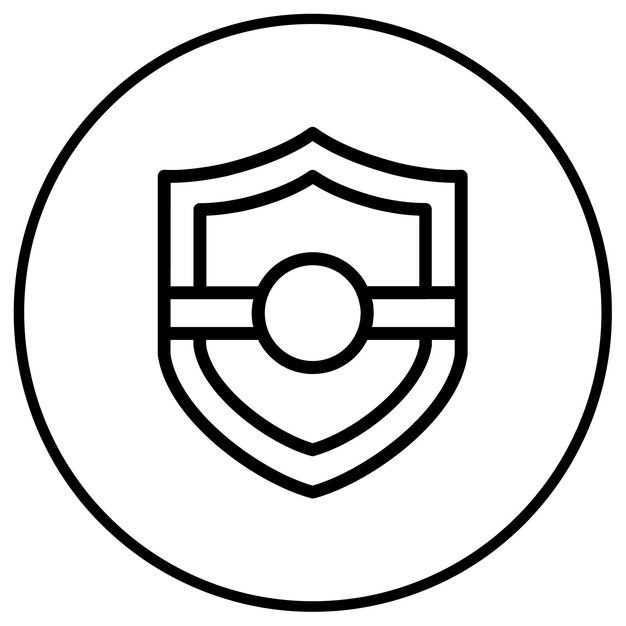 Icono del escudo de acero
