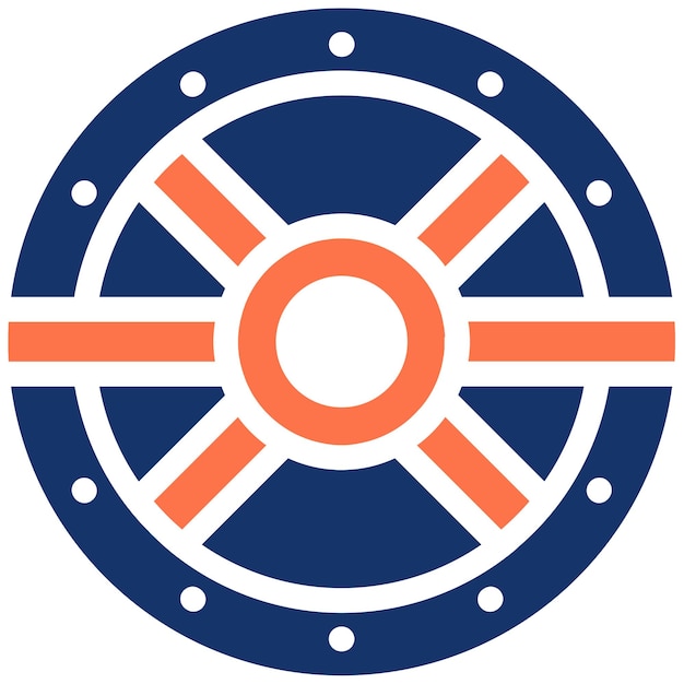 Icono del escudo de madera
