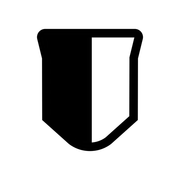 icono de escudo plantilla vectorial logotipo colección de moda diseño plano