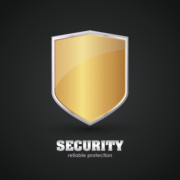 Icono de escudo de seguridad