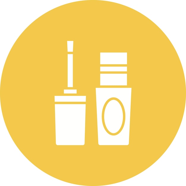 Icono de esmalte de uñas