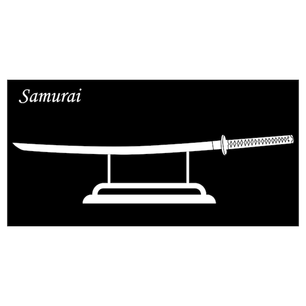 Icono de espada samurái