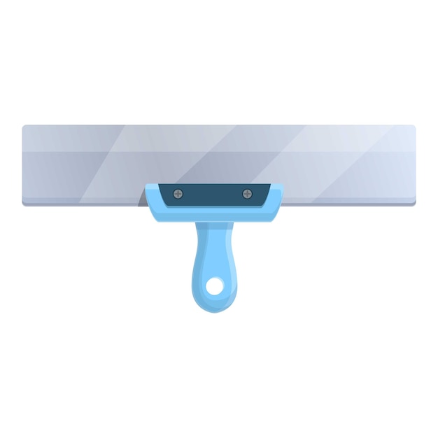 Icono de espátula de pared Caricatura de icono de vector de espátula de pared para diseño web aislado sobre fondo blanco