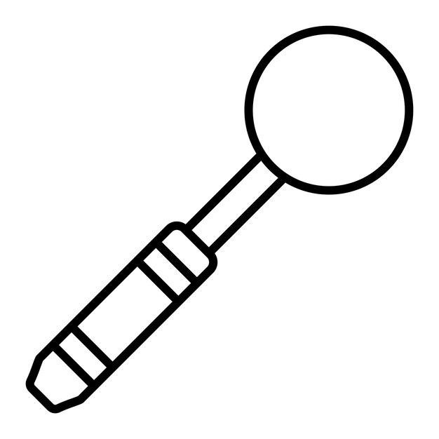 Icono del espejo de la boca