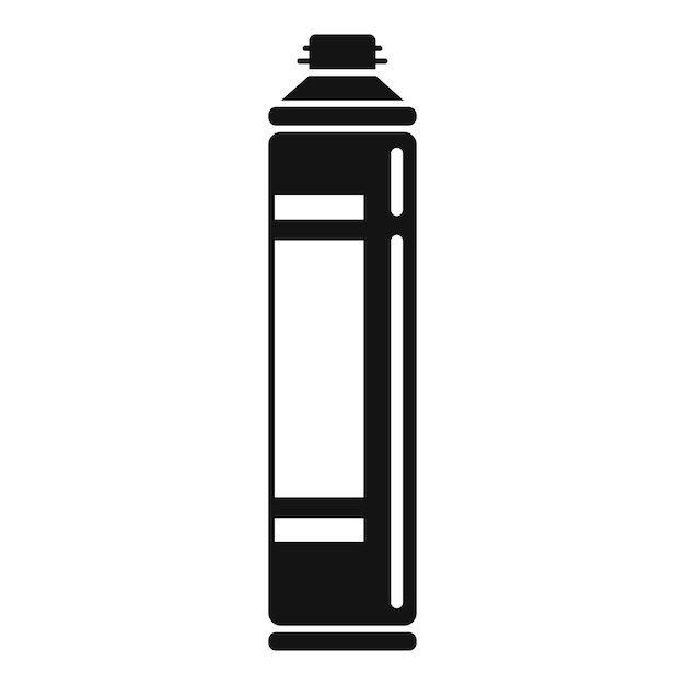 Icono de espuma de poliuretano de ventana Ilustración simple del icono de vector de espuma de poliuretano de ventana para diseño web aislado sobre fondo blanco