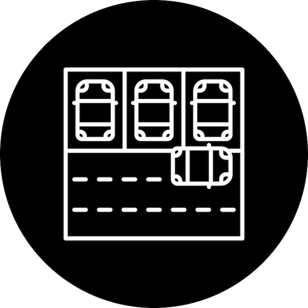 Icono de estacionamiento equivocado
