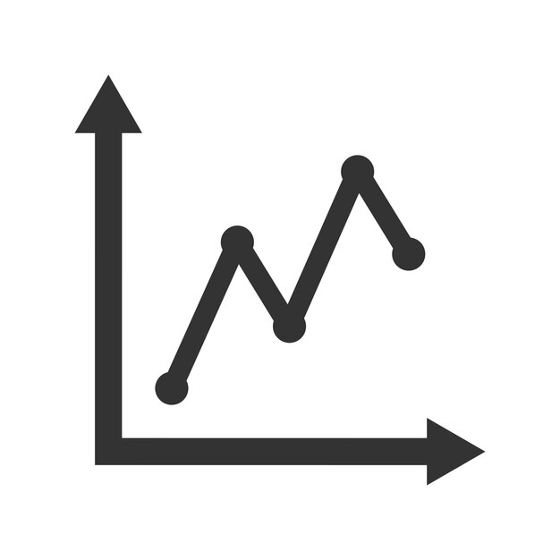 Vector Ícono de las estadísticas del informe