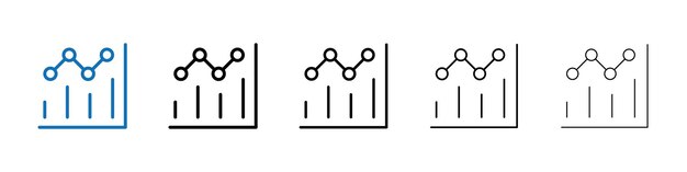 Ícono de estado Logotipo vectorial de esquema para la aplicación web