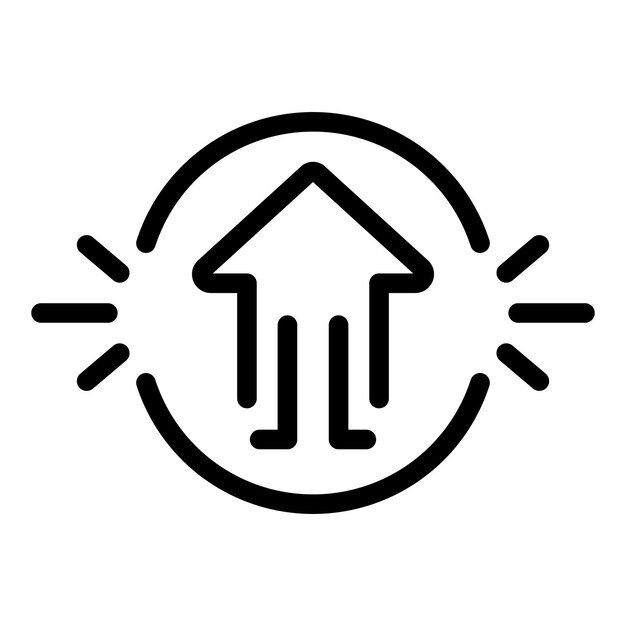 Icono estándar de certificado Icono vectorial estándar de certificado para el diseño web aislado en fondo blanco