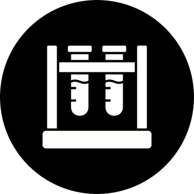 Icono del estante del tubo de ensayo
