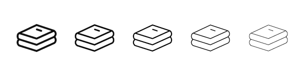 Ícono de estantería Signo del logotipo vectorial