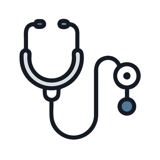 Icono de estetoscopio médico