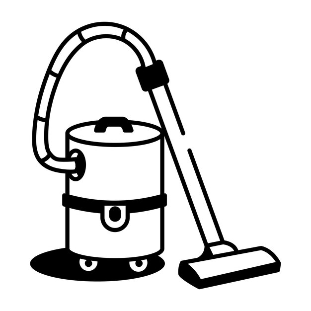 Un icono de estilo doodle del vacío