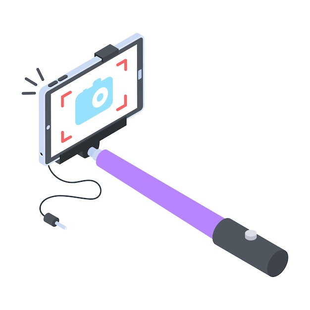 Icono de estilo isométrico del equipo de estudio