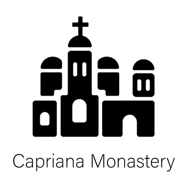 Un ícono de estilo lleno del monasterio de Capriana