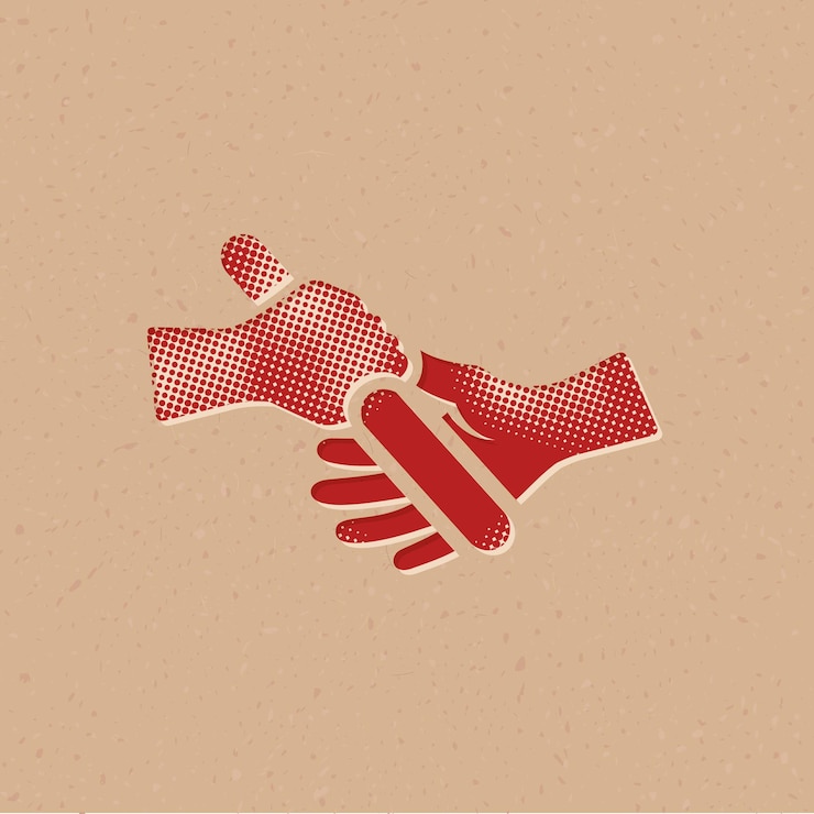 Vector icono de estilo de semitono de ejecución de relé con ilustración de vector de fondo grunge
