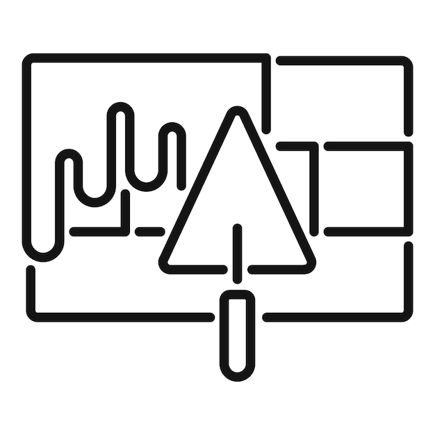 El icono de la estrategia y el análisis digitales