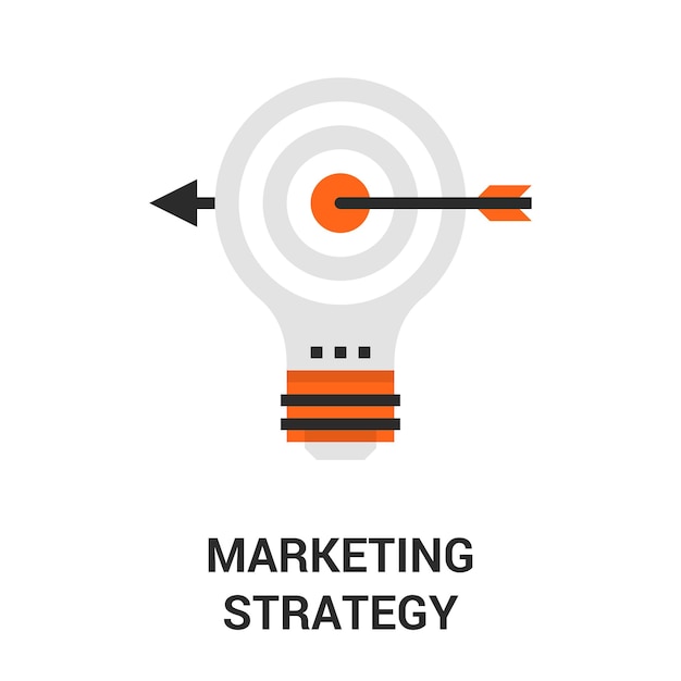 Icono de estrategia de marketing