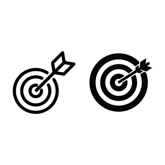 Icono de la estrategia objetivo de la empresa