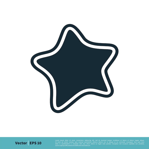 Vector icono de estrella abstracta vector logo plantilla ilustración diseño vector eps 10