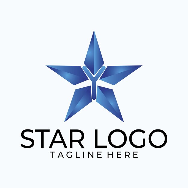 Icono de estrella Diseño de ilustraciones vectoriales de plantilla