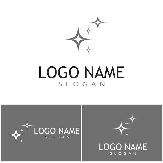 Icono de estrella Diseño de ilustraciones vectoriales de plantilla