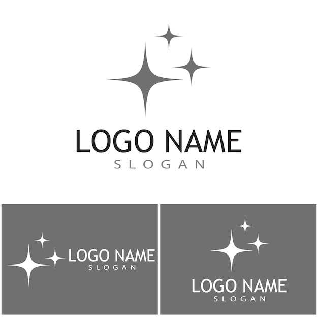 Icono de estrella Diseño de ilustraciones vectoriales de plantilla