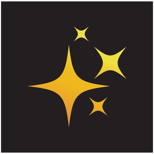 Icono de estrella Diseño de ilustraciones vectoriales de plantilla