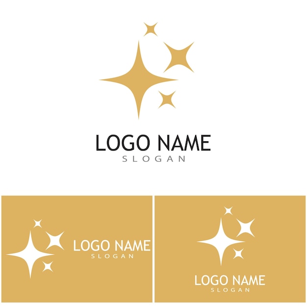 Icono de estrella Diseño de ilustraciones vectoriales de plantilla